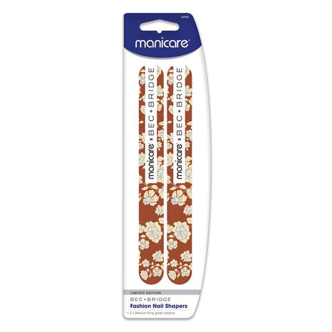 manicare nail shapers - fashion medium 180mm pk2