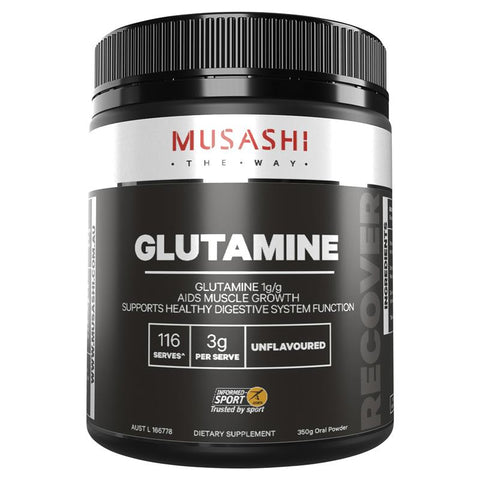 musashi glutamine unflavoured 350g