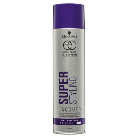 schwarzkopf extra care styling lacquer super 400g