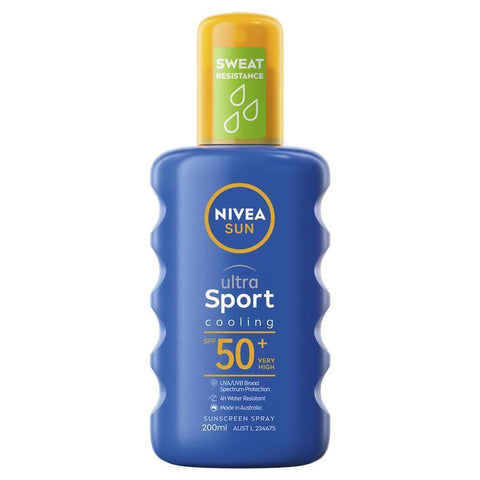 NIVEA Ultra Sport Cooling SPF50+ Sunscreen Spray