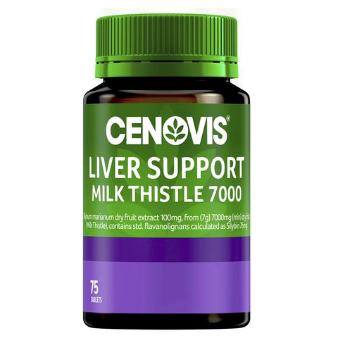 cenovis liver support milk thistle 7000 75 tablets