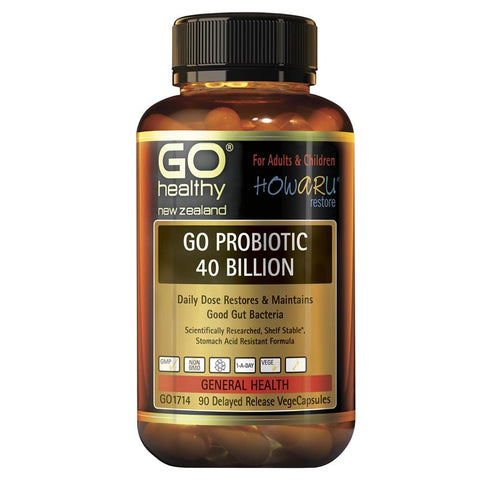 go healthy probiotic support 40 billion 90 vegecapsules
