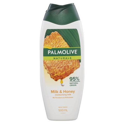 palmolive body wash milk & honey 500ml