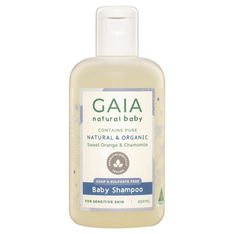 gaia natural baby shampoo 250ml