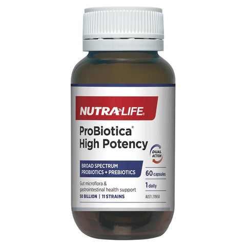 nutralife probiotica high potency 60 capsules
