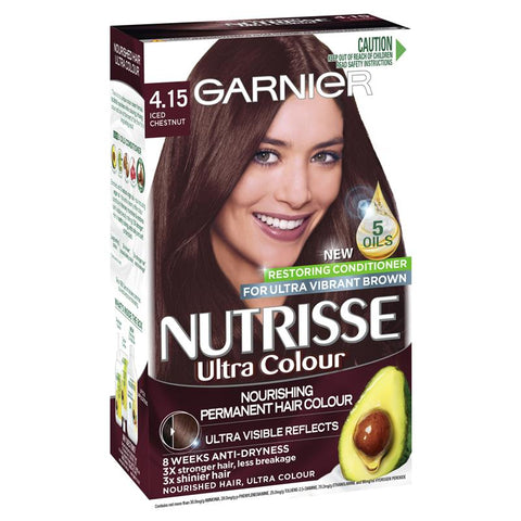 garnier nutrisse 4.15 iced chestnut