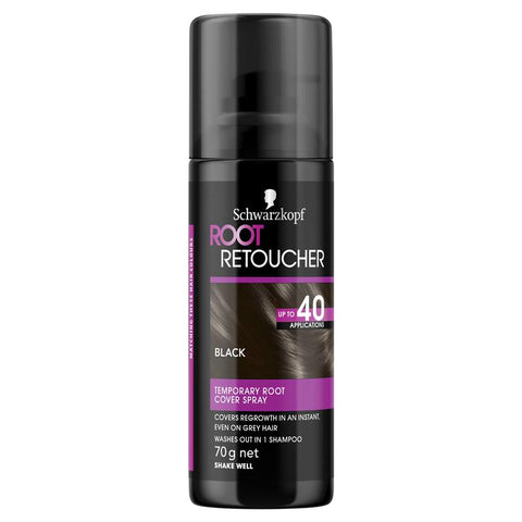 Schwarzkopf Root Retoucher Black Temporary Root Cover Spray 70g