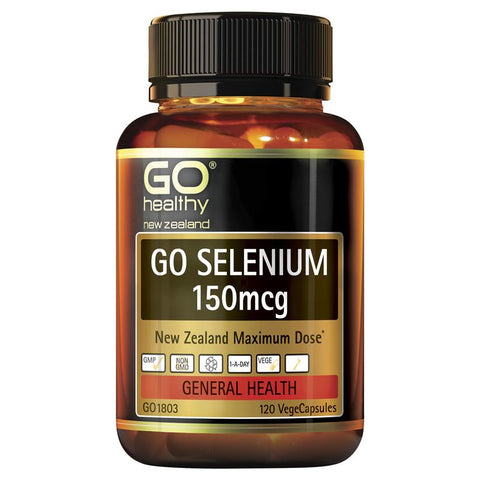 go healthy selenium 150mcg 120 vegecapsules