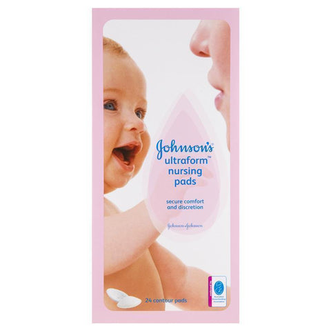 johnson's ultraform nursing pads 24 pack