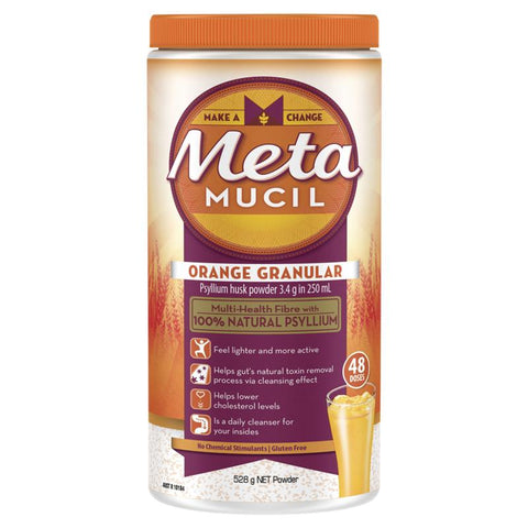 metamucil granular orange 48 dose 528g
