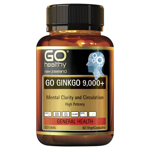 GO Healthy GO Ginkgo 9,000+ 60 VCaps