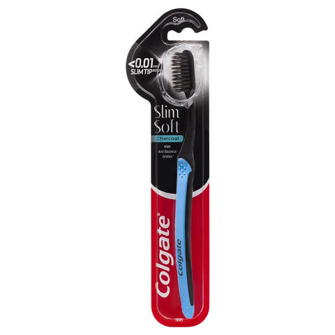 colgate toothbrush slim soft charcoal 1 pack