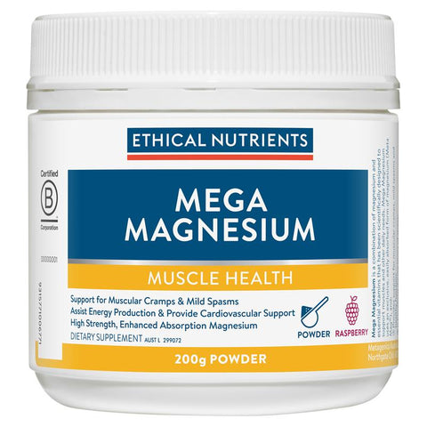 Ethical Nutrients Mega Magnesium Raspberry 200g