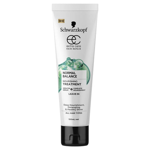 schwarzkopf extra care normal balance nourishing leave in treatment 150ml