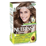 garnier nutrisse permanent hair colour - 6 acorn (enriched with 4 natural oils)