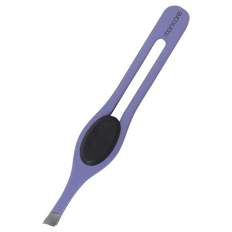 manicare precise grip tweezers purple