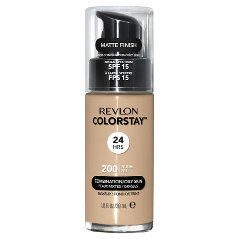 revlon colorstay makeup with time release technology for combination/oily nude