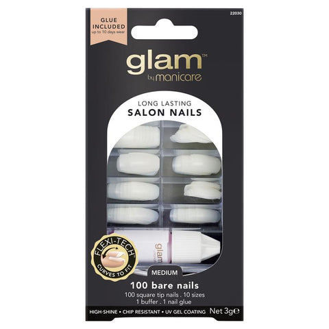 manicare glam nail glue box of 100