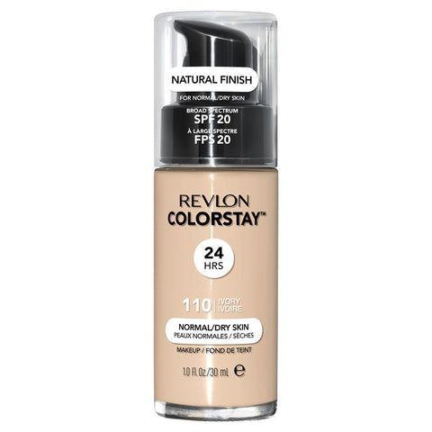 revlon colorstay makeup with time release technology for normal/dry ivory