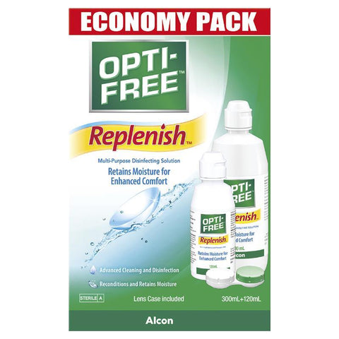 opti free replenish economy pack 300ml + 120ml