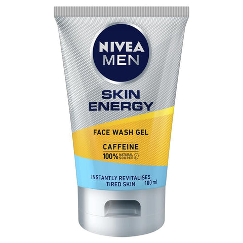 nivea men skin energy face wash gel 100ml