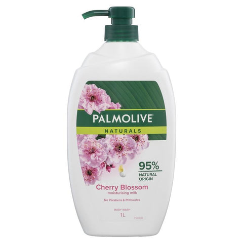 palmolive body wash cherry blossom 1 litre