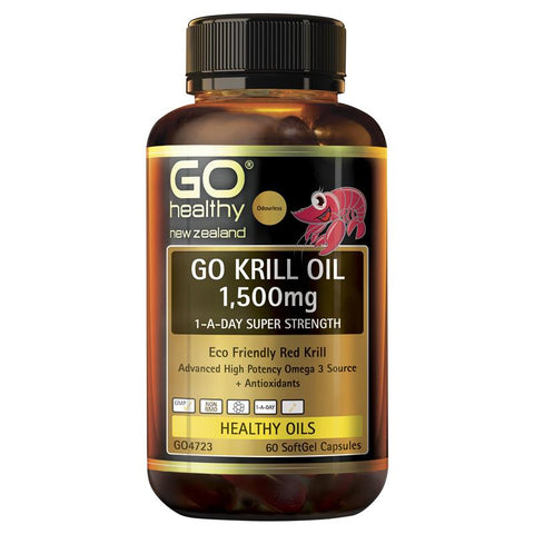 go healthy krill oil 1500mg 60 capsules