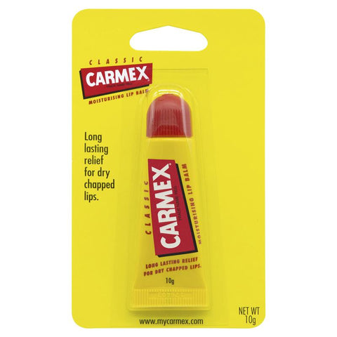 carmex lip balm classic squeeze tube 10g
