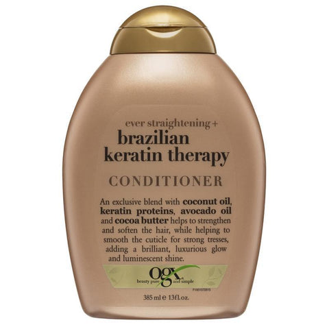 ogx brazillian keratin therapy defrizzant conditioner 385ml