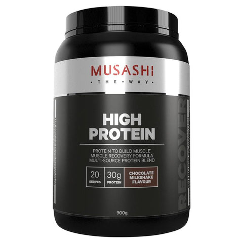 musashi high protein chocolate 900g