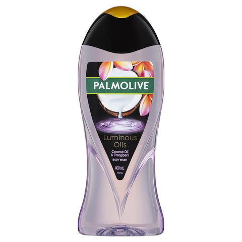 palmolive luminous oils shower gel luminous oil enriching coconut oil with frangipani 400ml
