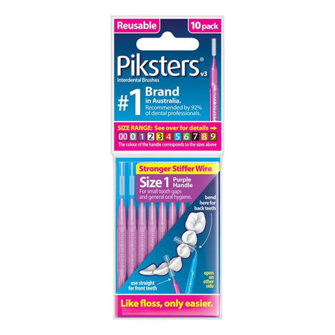 piksters interdental brush size 1 pack 10