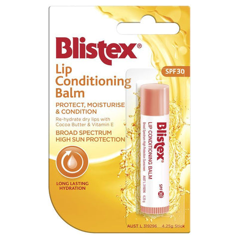blistex lip conditioning balm spf 30 4.25gm stick