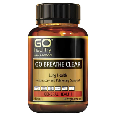 go healthy breathe clear 60 vegecapsules