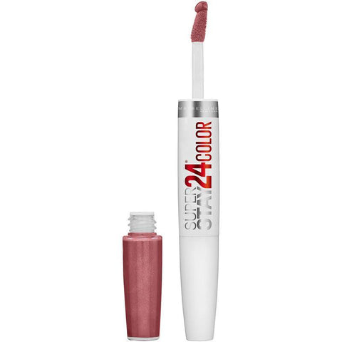 maybelline superstay 24 2-step longwear liquid lipstick - forever chestnut 115