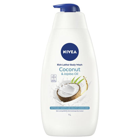 nivea shower indulgent moisture coconut 1 litre