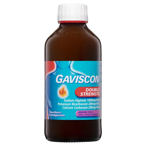 gaviscon double strength liquid aniseed 500ml
