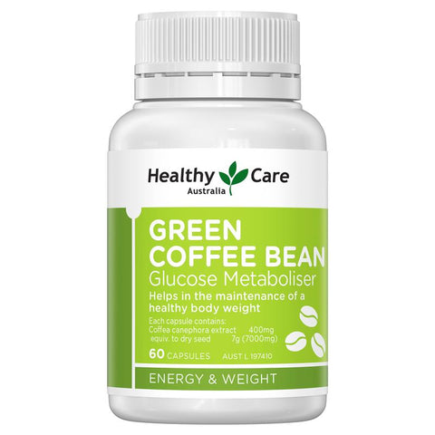 healthy care green coffee bean 60 capsules