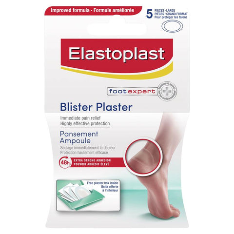 elastoplast 48584 foot care blister plasters 5 large