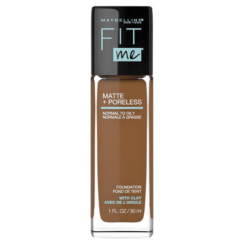 maybelline fit me matte & poreless mattifying liquid foundation - mocha 360