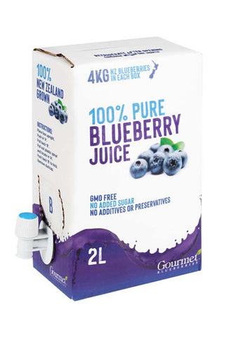 GOURMET BLUEBERRIES 100% BLUEBERRY JUICE 2L