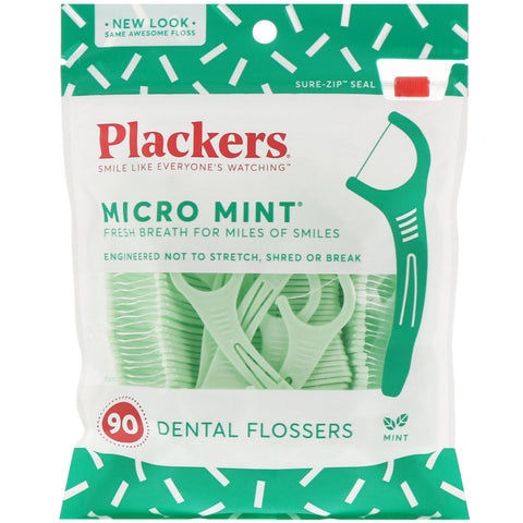 Plackers Flossers Micro Mint 90 Pack