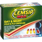 lemsip max day & night cold & flu capsules 16pk