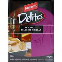 fantastic delites rice snacks sea salt &  balsamic vinegar 100g