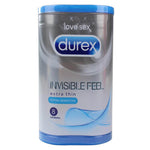Durex Condoms Invisible Feel Extra Thin Extra Sensitive 8 Pack
