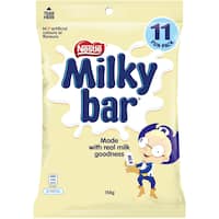 nestle share pack chocolates milky bar 11pk