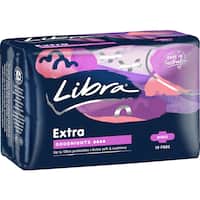 libra extra pads goodnights wings 10pk