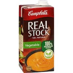 campbells real stock vegetable stock liquid 1L