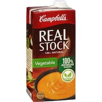 campbells real stock vegetable stock liquid 1L
