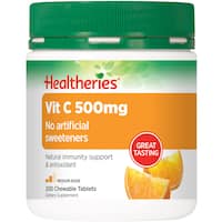 healtheries vitamin c value pack 500mg 200pk